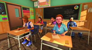 Bath Spa University who will be using C-Live, our innovative teacher-training aid. Image shows C-Live avatars