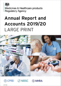 Example of a large print annual report